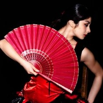 13 اینچ لوگو سفارشی KLACK فانتزیون دست تاشو KLACK فانتزیون دست تاشو بامبو KLACK فانتزیون دست تاشو خالی KLACK فانتزیون فوق العاده برای عروسی و رقص 14