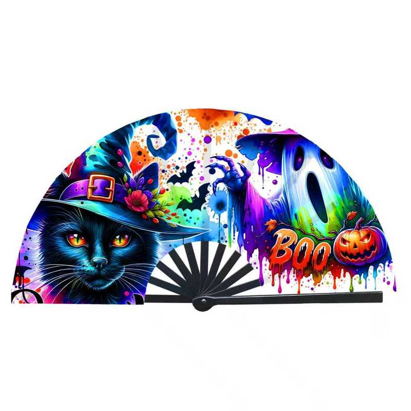 Customizable Bamboo Carved Painted Hand Fan for Home Decoration and Business Gift