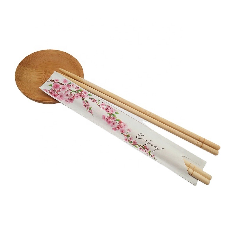 Disposable Bamboo Chopsticks OPP Packed Modern Design 100prs/bag for Household and Restaurant Use