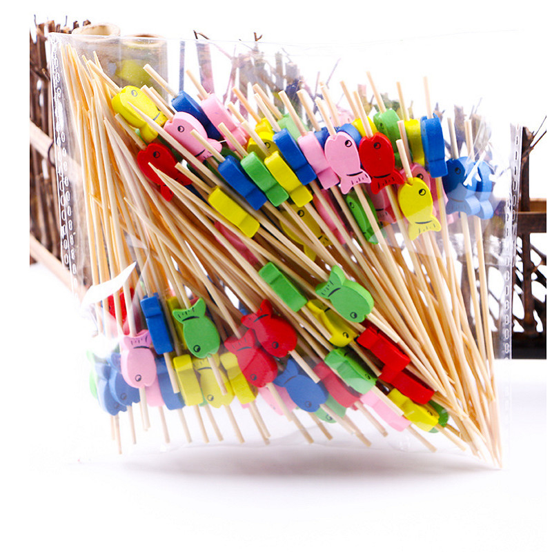 OEM Disposable Bamboo Sticks For Fruit / Sushi / Sandwich