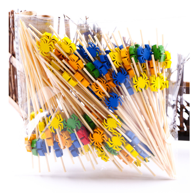 OEM Disposable Bamboo Sticks For Fruit / Sushi / Sandwich