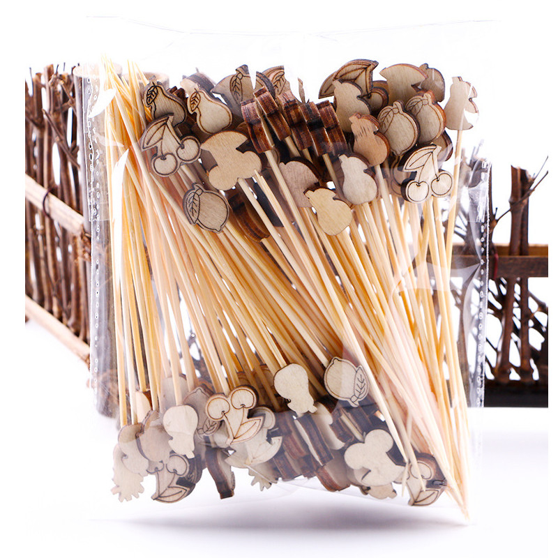 OEM Disposable Bamboo Sticks For Fruit / Sushi / Sandwich
