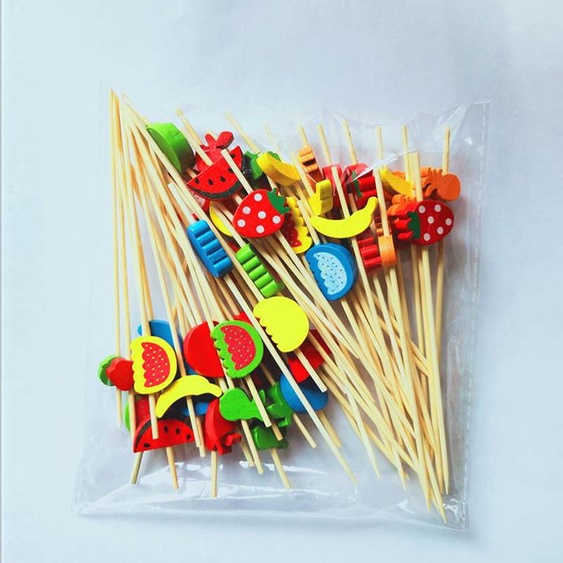 OEM Disposable Bamboo Sticks For Fruit / Sushi / Sandwich