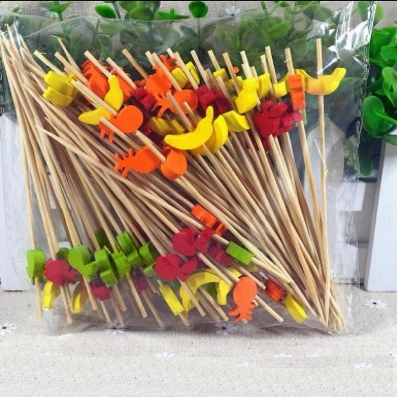 OEM Disposable Bamboo Sticks For Fruit / Sushi / Sandwich